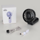 Ventilateur À Main Pliable Pour Se Rafraîchir Avec Écran LED 5 Vitesses Batterie 2400 mAh Et Lanière - www.yonis-shop.com