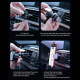 Chargeur Sans Fil Voiture Induction Infrarouge Support Téléphone Ajustement Automatique Sécurisé Pour Smartphones 4 à 6.5 Pou...