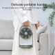 Ventilateur Portable Rechargeable USB Avec Lampe LED Et Télécommande Infrarouge Réglage Continu De La Vitesse Du Vent - www.y...