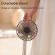 Ventilateur De Camping Portable 4000 mAh Silencieux Sur Pied Ou À Suspendre Autonomie 15 Heures Nettoyage Facile - www.yonis-...