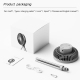 Ventilateur De Camping Portable 4000 mAh Silencieux Sur Pied Ou À Suspendre Autonomie 15 Heures Nettoyage Facile - www.yonis-...