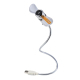 Mini Ventilateur USB Pour Ordinateur Avec Horloge À Affichage LED Col Flexible 30 Cm Et Pales Souples - www.yonis-shop.com