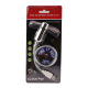 Mini Ventilateur USB Pour Ordinateur Avec Horloge À Affichage LED Col Flexible 30 Cm Et Pales Souples - www.yonis-shop.com