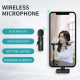 Microphone Sans Fil Lavalier Omnidirectionnel 360° Pour Interviews Extérieures Et Vidéos Courtes - www.yonis-shop.com