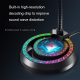 Microphone De Bureau Avec Effets Lumineux RGB Et Capteur Omnidirectionnel USB - www.yonis-shop.com