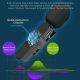 Microphone Sans Fil Lavalier Universel Pour Diffusion En Direct Et Extérieur Avec Réduction De Bruit Et Batterie Longue Durée...