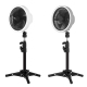 Ventilateur De Camping Portable Sur Batterie 10000 mAh Avec Éclairage LED Trépied Réglable Et Oscillation 180° - www.yonis-sh...