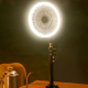 Ventilateur De Camping Portable Sur Batterie 10000 mAh Avec Éclairage LED Trépied Réglable Et Oscillation 180° - www.yonis-sh...