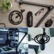 Microphone Professionnel Support Métal Anti-Vibration Réglable Multi-Angle - www.yonis-shop.com