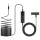 Microphone Professionnel Clip-On 3.5mm Plug Lavalier Omnidirectionnel Avec Technologie Anti-Bruit Pour Diffusion En Direct et...