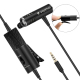 Microphone Professionnel Clip-On 3.5mm Plug Lavalier Omnidirectionnel Avec Technologie Anti-Bruit Pour Diffusion En Direct et...