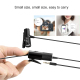 Microphone Professionnel Clip-On 3.5mm Plug Lavalier Omnidirectionnel Avec Technologie Anti-Bruit Pour Diffusion En Direct et...