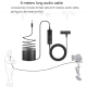 Microphone Professionnel Clip-On 3.5mm Plug Lavalier Omnidirectionnel Avec Technologie Anti-Bruit Pour Diffusion En Direct et...