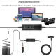 Microphone Professionnel Clip-On 3.5mm Plug Lavalier Omnidirectionnel Avec Technologie Anti-Bruit Pour Diffusion En Direct et...
