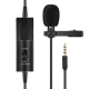 Microphone Professionnel Clip-on Lavalier Omni-directional Condenser Pour Enregistrement Interview et Conférence - www.yonis-...