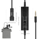 Microphone Professionnel Clip-on Lavalier Omni-directional Condenser Pour Enregistrement Interview et Conférence - www.yonis-...
