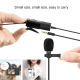 Microphone Professionnel Clip-on Lavalier Omni-directional Condenser Pour Enregistrement Interview et Conférence - www.yonis-...