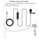 Microphone Professionnel Clip-on Lavalier Omni-directional Condenser Pour Enregistrement Interview et Conférence - www.yonis-...