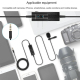 Microphone Professionnel Clip-on Lavalier Omni-directional Condenser Pour Enregistrement Interview et Conférence - www.yonis-...