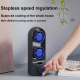 Ventilateur Tour De Bureau Rechargeable 100 Vitesses Écran Numérique Oscillation 90 Degrés Autonomie 9 Heures - www.yonis-sho...