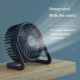 Ventilateur De Bureau USB Silencieux 5 Pouces À Façade Amovible Et Grille Résistante Dark - www.yonis-shop.com