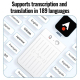 Enregistreur Vocal IA Pour Réunions Et Cours Avec Transcription Et Traduction En 189 Langues Résumé IA 128 Go 15 H - www.yoni...