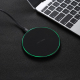Chargeur Sans-Fil Qi Charge Rapide Induction Universel Micro USB LED Ultra-fin Noir - www.yonis-shop.com