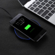Chargeur Sans-Fil Qi Charge Rapide Induction Universel Micro USB LED Ultra-fin Noir - www.yonis-shop.com