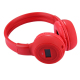 Casque Sans Fil MP3 Audio Stéréo Écran LCD Lecteur Carte Micro SD Fonction Radio FM rouge - www.yonis-shop.com