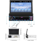 Autoradio Écran Rétractable 7 Pouces Avec Carplay Filaire Bluetooth Caméra de Recul et Radio FM Pour Une Conduite Sécurisée e...