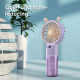 Mini Ventilateur Brumisateur Portable Rechargeable USB Orange 4 Vitesses Silencieux 400 mAh 18 5 cm - www.yonis-shop.com
