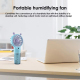 Mini Ventilateur Brumisateur Portable Rechargeable USB Orange 4 Vitesses Silencieux 400 mAh 18 5 cm - www.yonis-shop.com