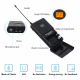 Microphone Sans Fil Professionnel 4 Canaux UHF Avec Micro Lavalier Pour Événements Extérieurs - www.yonis-shop.com