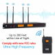 Microphone Sans Fil Professionnel 4 Canaux UHF Avec Micro Lavalier Pour Événements Extérieurs - www.yonis-shop.com