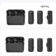 Microphone Sans Fil Double Avec Boîtier De Charge Pour Enregistrement Et Diffusion En Direct - www.yonis-shop.com