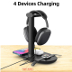Chargeur Sans Fil 4 en 1 Pour Smartphone iWatch et Airpods Avec Support Casque et Charge Rapide Jusqu'à 15W - www.yonis-shop.com