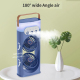 Ventilateur Brumisateur Portable 3 En 1 Pour Rafraîchir Et Humidifier Double Tête 180° Réservoir 400 Ml Silencieux 20 Db - ww...