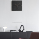Horloge Murale Décorative Silencieuse Avec Cadran Géométrique Aiguilles En Noyer Et Pose Sans Perçage - www.yonis-shop.com