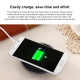 Chargeur Sans Fil Noir Ultra-Pratique Compatible QI Avec Design Antidérapant - www.yonis-shop.com