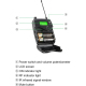 Système De Microphone Sans Fil Professionnel Pour Scène Avec Surveillance In-Ear Et Transmetteur Bluetooth - www.yonis-shop.com