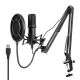 Microphone USB Enregistrement Kit Avec Support Ajustable Et Filtre Anti-Pop Pour Voix Et Instruments - www.yonis-shop.com