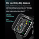 Montre Connectée 1.54 Pouces IPS Écran Tactile Surveillance Sommeil Photographie Bluetooth Moniteur Cardiaque Pression Artéri...