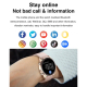 Montre Connectée Femme Élégante Or avec Bracelet Acier Appels Bluetooth et Suivi Santé IP67 Étanche Écran Tactile IPS - www.y...