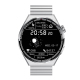 Montre Connectée Élégante 1.39 Pouces Surveillance Cardiaque Et Oxygène Sangle Acier Étanche IP68 Charge Sans Fil - www.yonis...