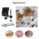 Microscope Numérique HD Avec Écran 4.3 Pouces Pour Réparation Mobile Et Inspection Industrielle - www.yonis-shop.com