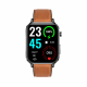 Montre Connectée Écran Carré HD 1.7 Pouces Bracelet Cuir Surveillance Température Corporelle et Oxygène Sanguin Autonomie 30 ...