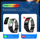 Bracelet Connecté Bluetooth Multisport Étanche Avec Écouteurs Détachables Et Appels Téléphoniques - www.yonis-shop.com