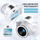 Appareil Photo Numérique 48MP 2K Ultra HD Mini Portable Blanc Avec Écran IPS et Zoom Anti-Tremblement - www.yonis-shop.com