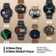 Montre Connectée Écran Rond HD 1.3 Pouces Appels Vocaux Surveillance Santé Étanche IP68 Autonomie 14 Jours Bluetooth 5.0 Noti...