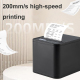 Mini Imprimante Thermique Haute Vitesse 80mm Pour Reçus Et Étiquettes Avec Découpe Automatique Et Fonction QR Code - www.yoni...